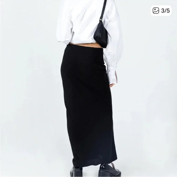 Princess Polly JODIE MAXI SKIRT black - Picture 6 of 6